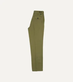 Drake’s Cotton Flat Front Chino
