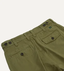 Drake’s Cotton Flat Front Chino