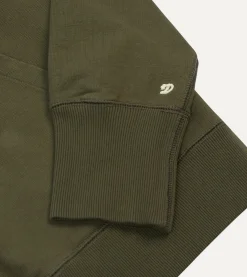 Drake’s Cotton Quarter Zip Sweatshirt