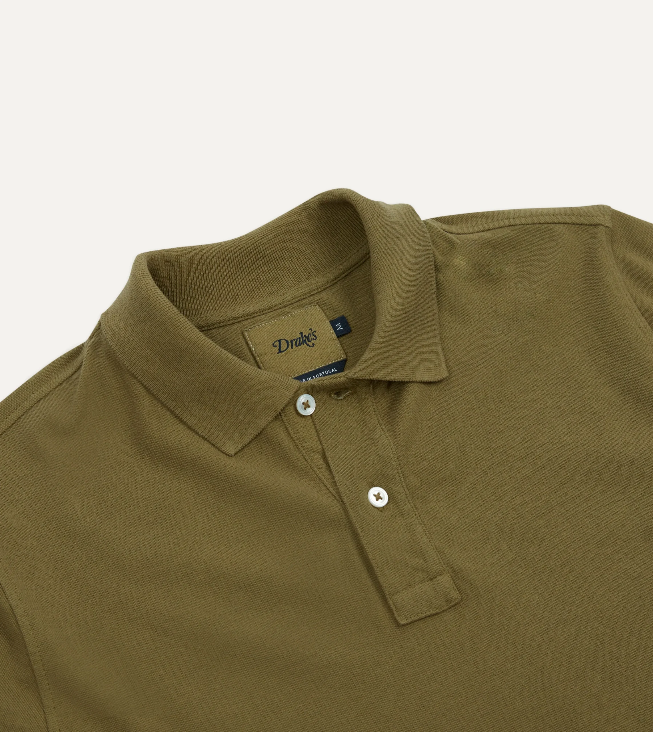 Drake’s Piqué Cotton Polo Shirt