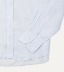 Drake’s Linen Spread Collar Shirt