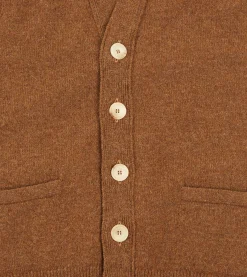 Drake’s Lambswool Sleeveless Cardigan