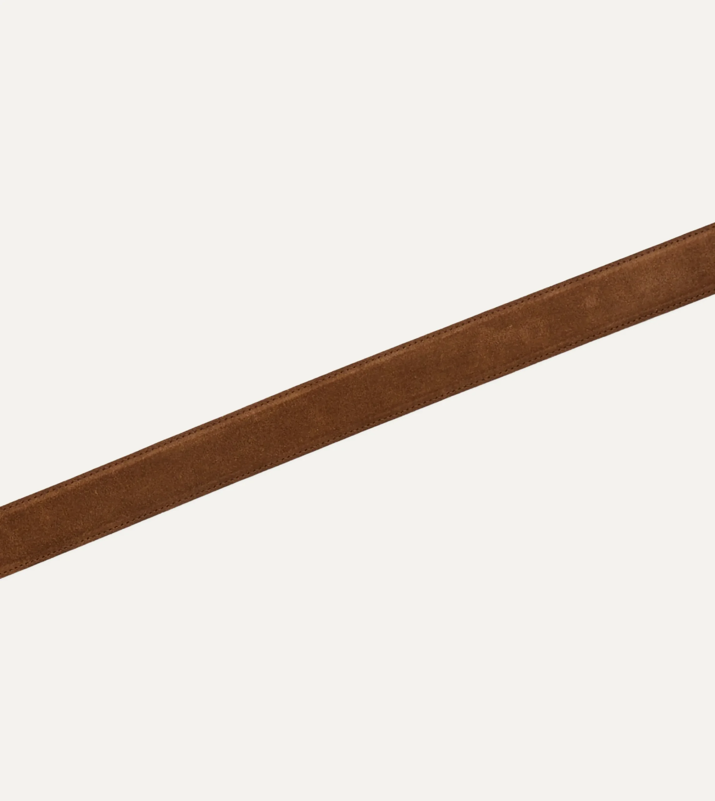 Drake’s Light Brown Suede Western Belt