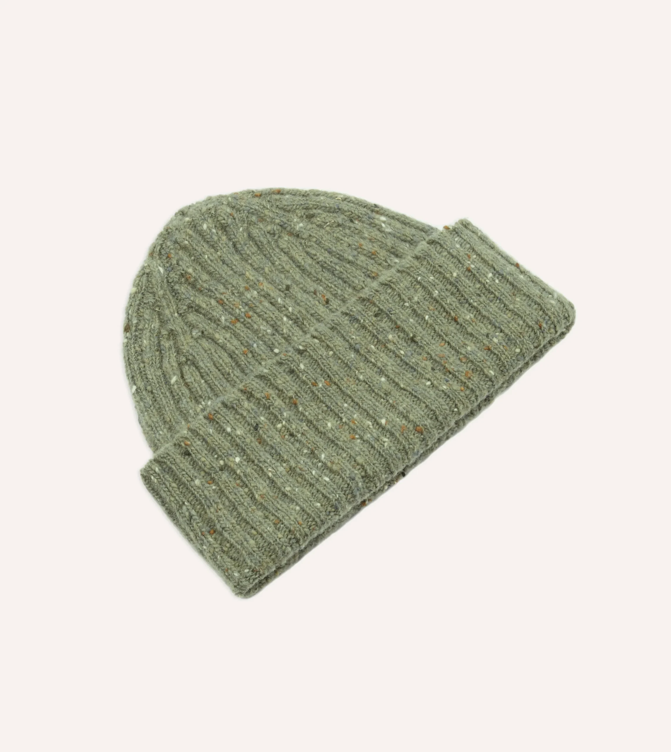 Drake’s Donegal Ribbed Merino Knit Cap