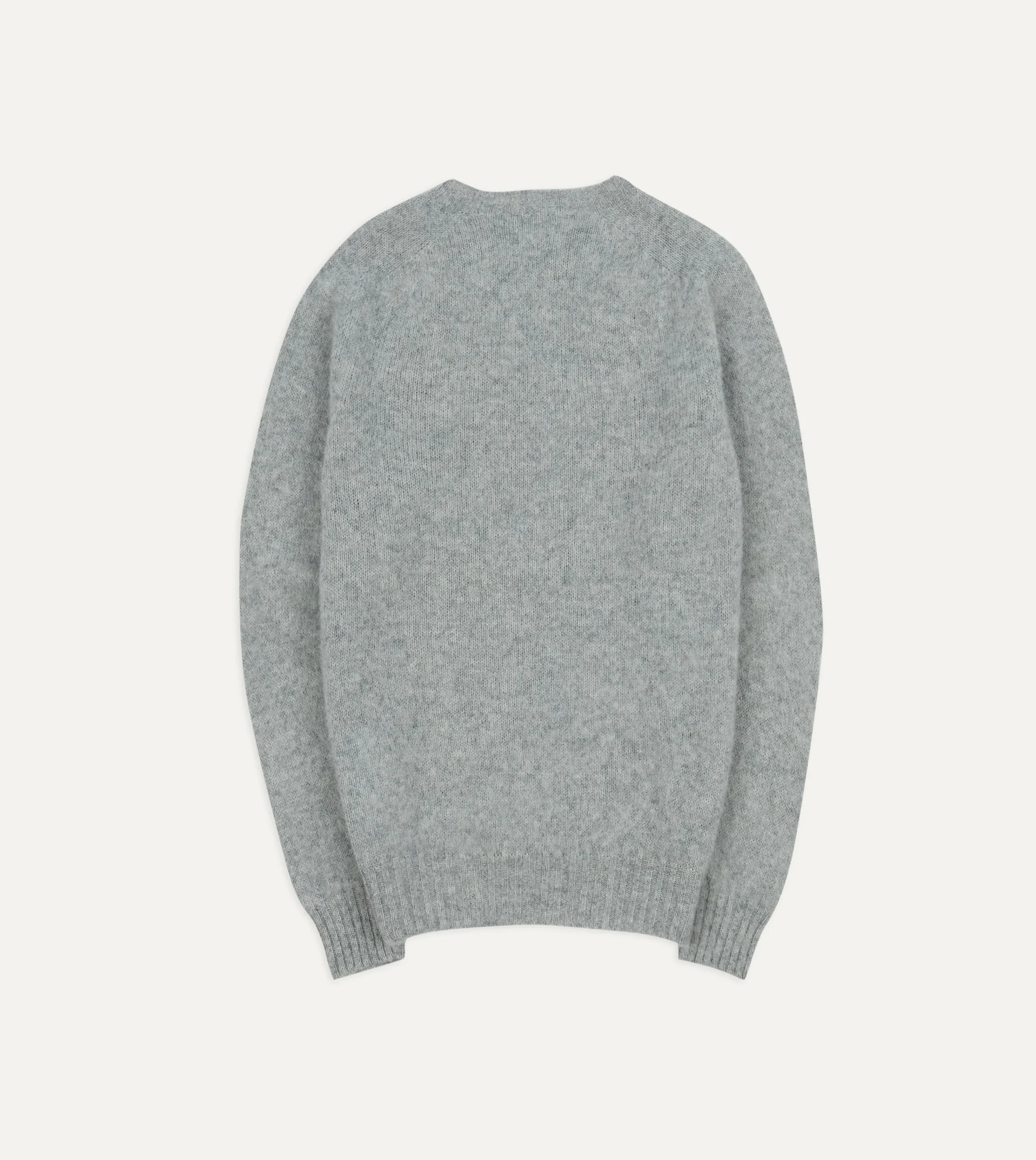 Drake’s Brushed Shetland Crew Neck Jumper