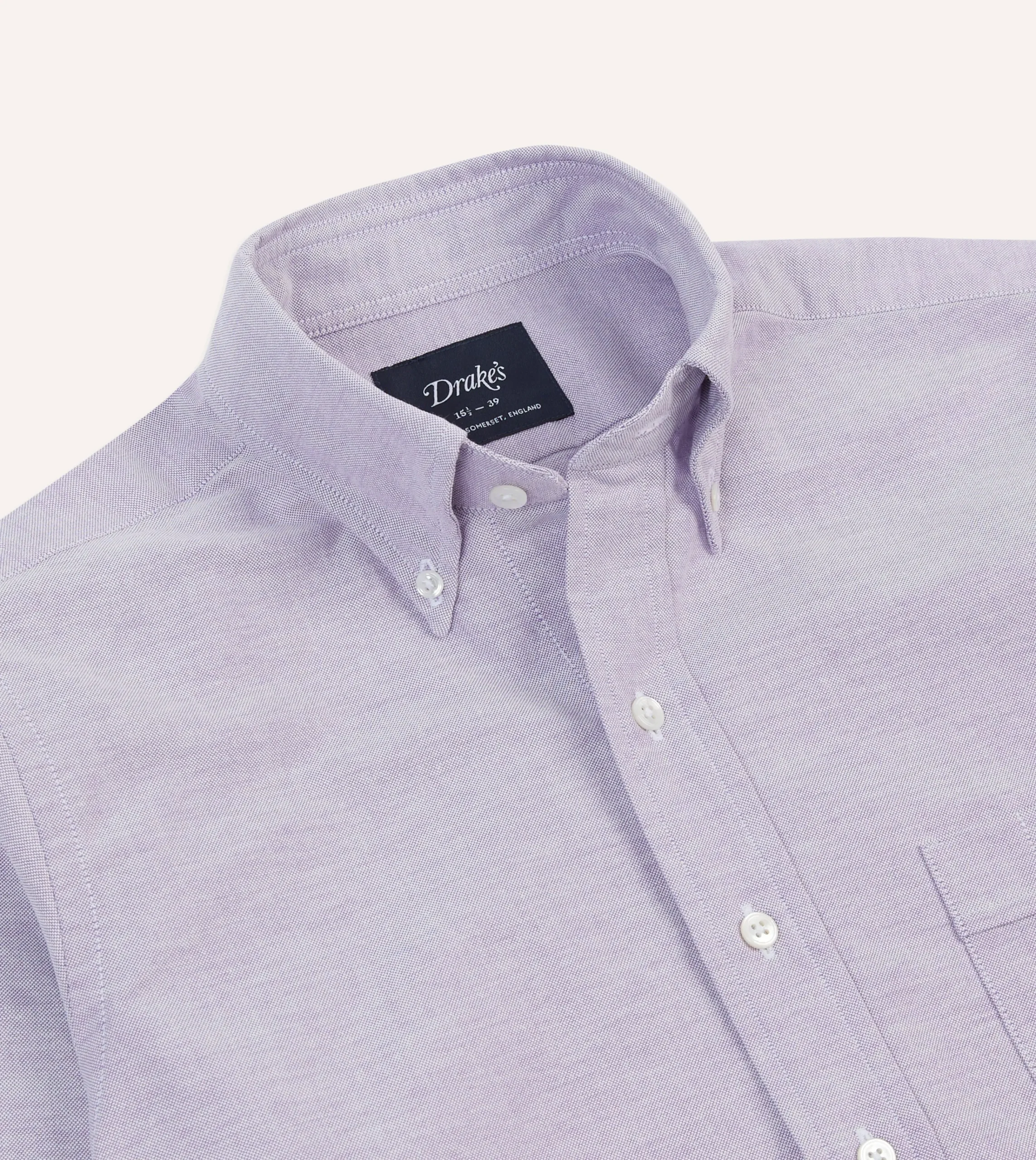 Drake’s Cotton Oxford Cloth Button-Down Shirt
