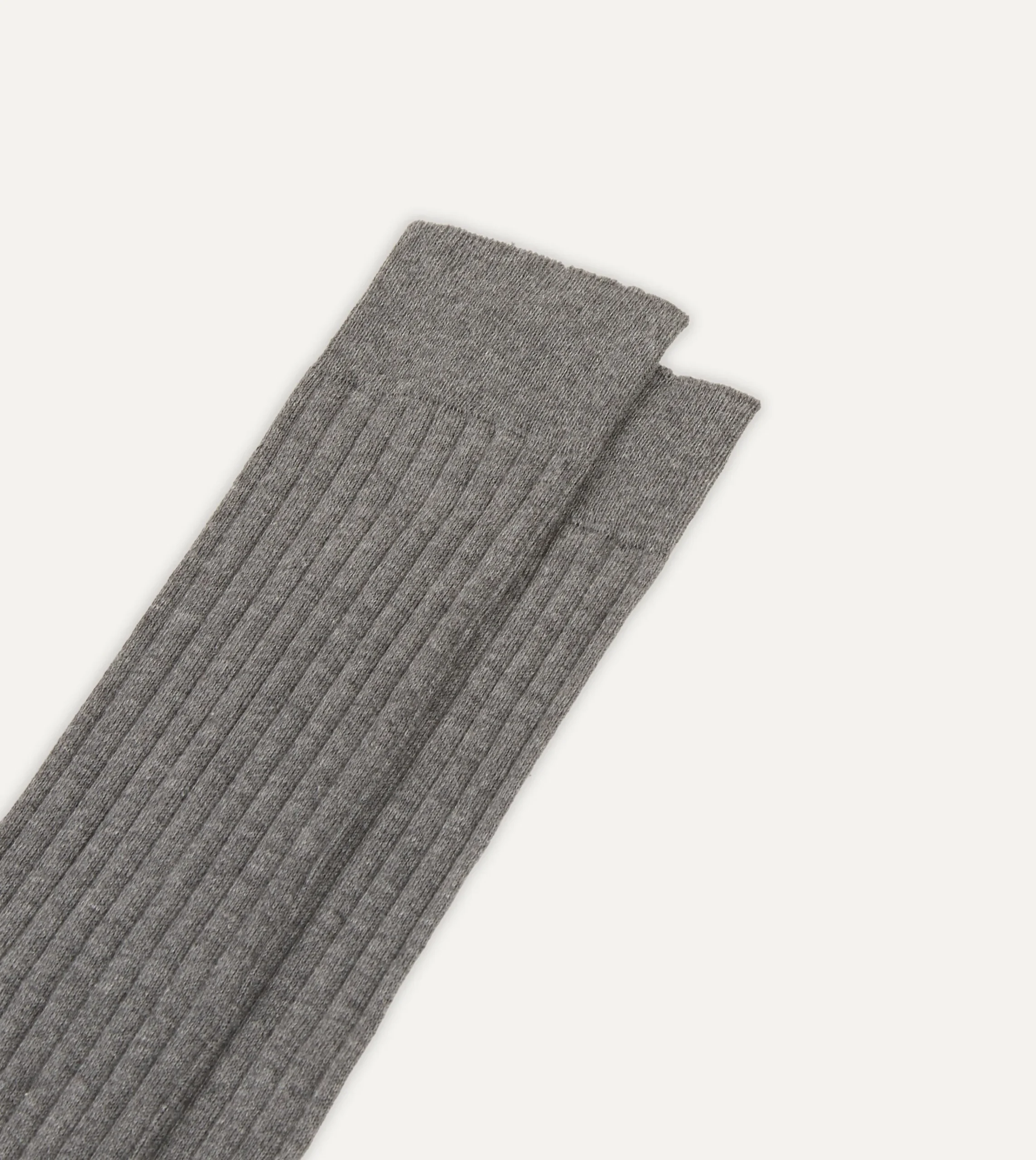 Drake’s Cotton Over-the-Calf Socks