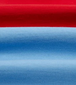 Drake’s Multi Block Stripe Mock Collar Long-Sleeve Jersey