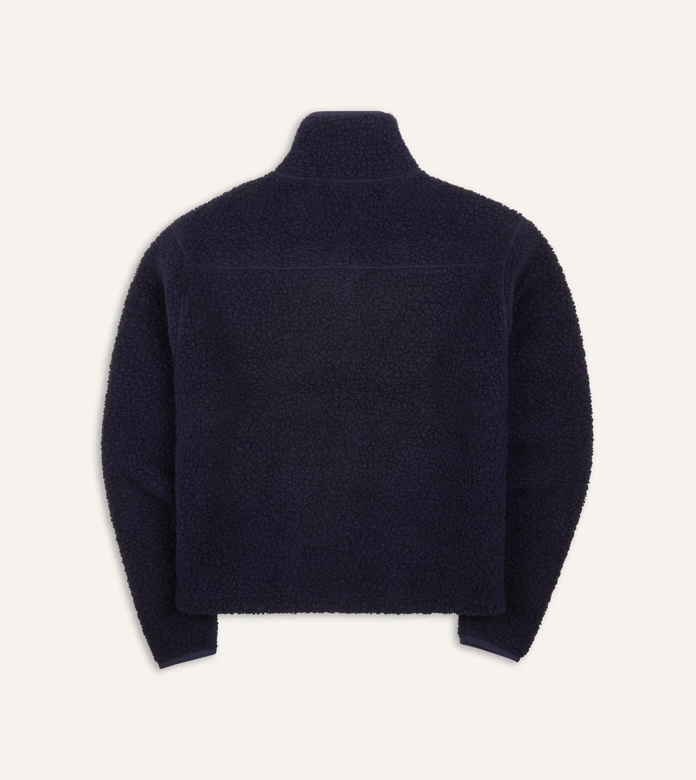 Drake’s Boucle Wool Zip Fleece Jacket