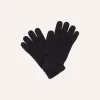 Drake’s Navy Cashmere Knitted Gloves