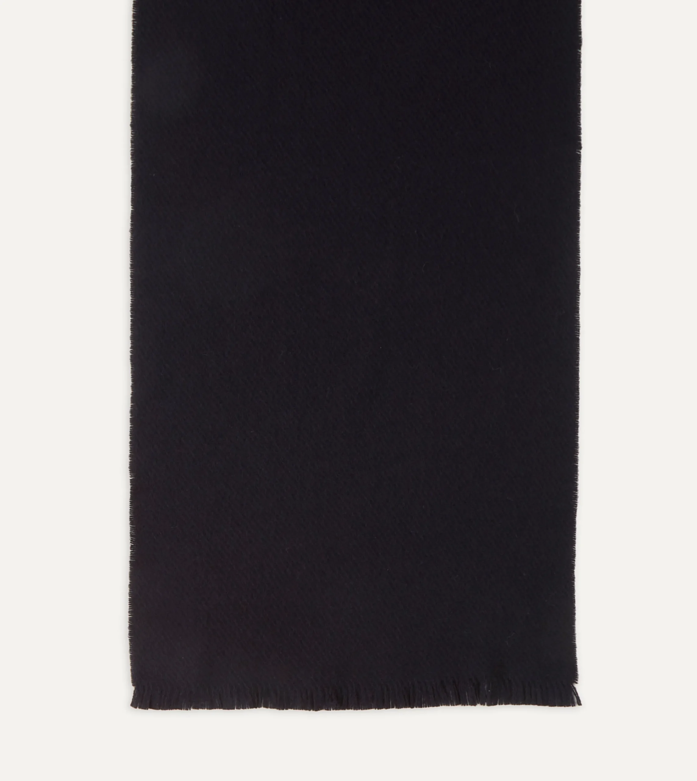 Drake’s Navy Cashmere Scarf