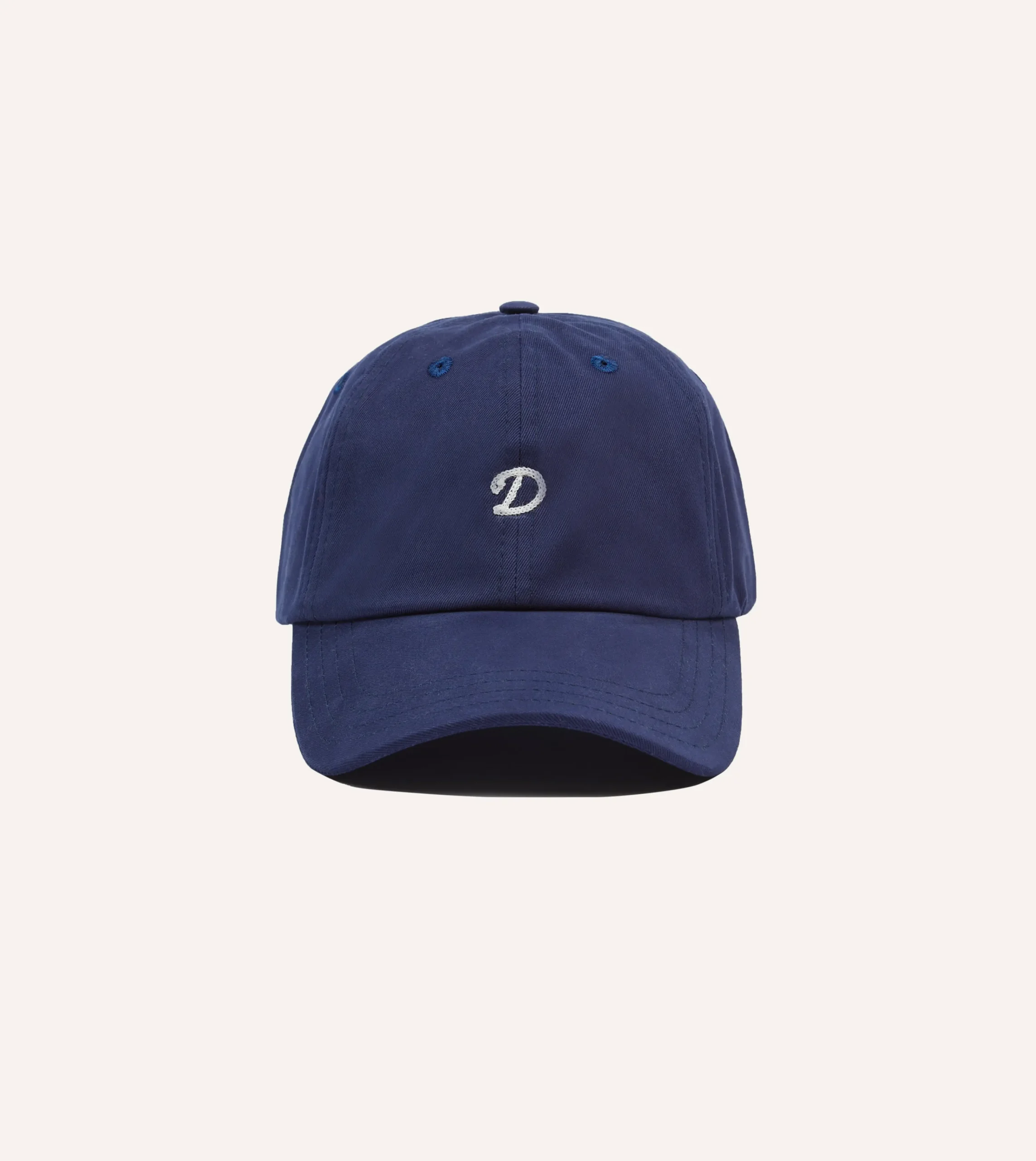 Drake’s Chainstitch 'D' Cotton Twill Baseball Cap