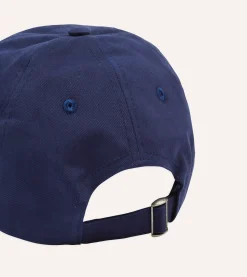 Drake’s Chainstitch 'D' Cotton Twill Baseball Cap