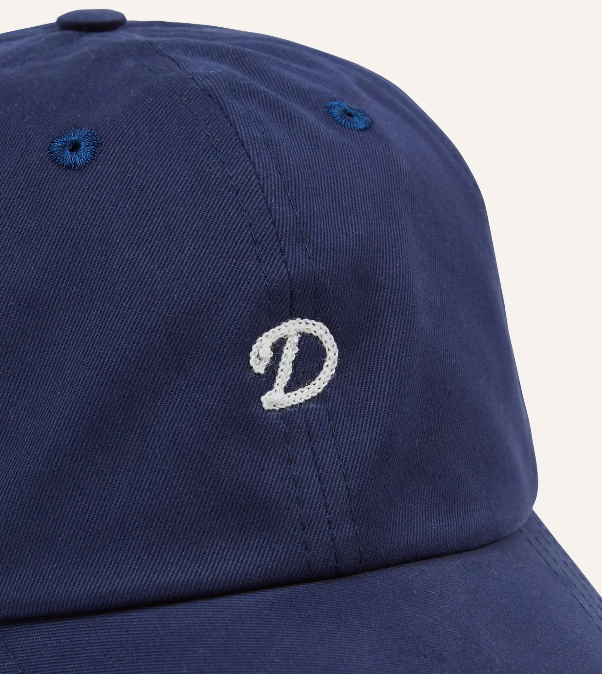 Drake’s Chainstitch 'D' Cotton Twill Baseball Cap