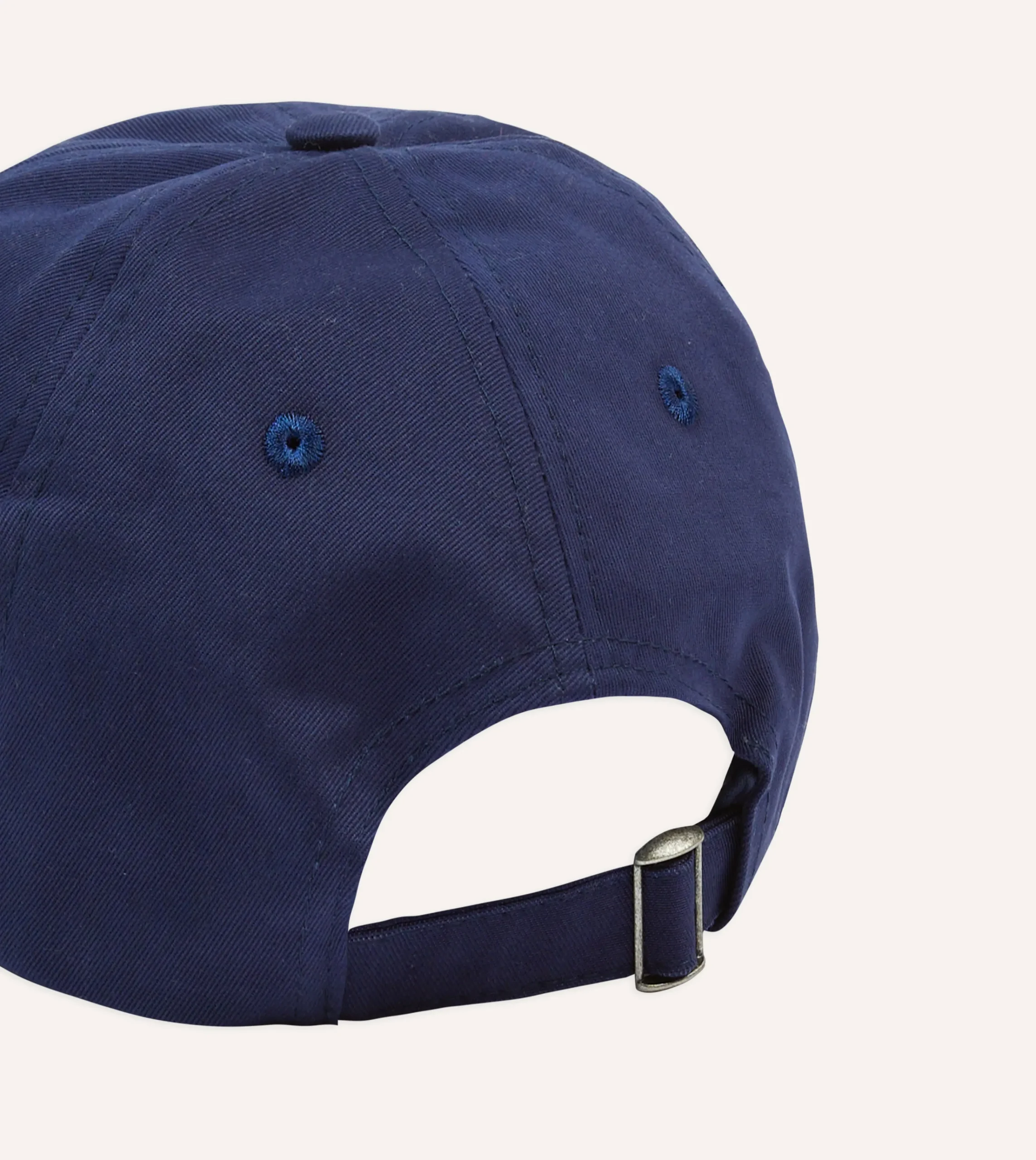 Drake’s Chainstitch 'D' Cotton Twill Baseball Cap