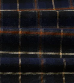 Drake’s Navy Check Wool-Cotton Four-Pocket Chore Jacket