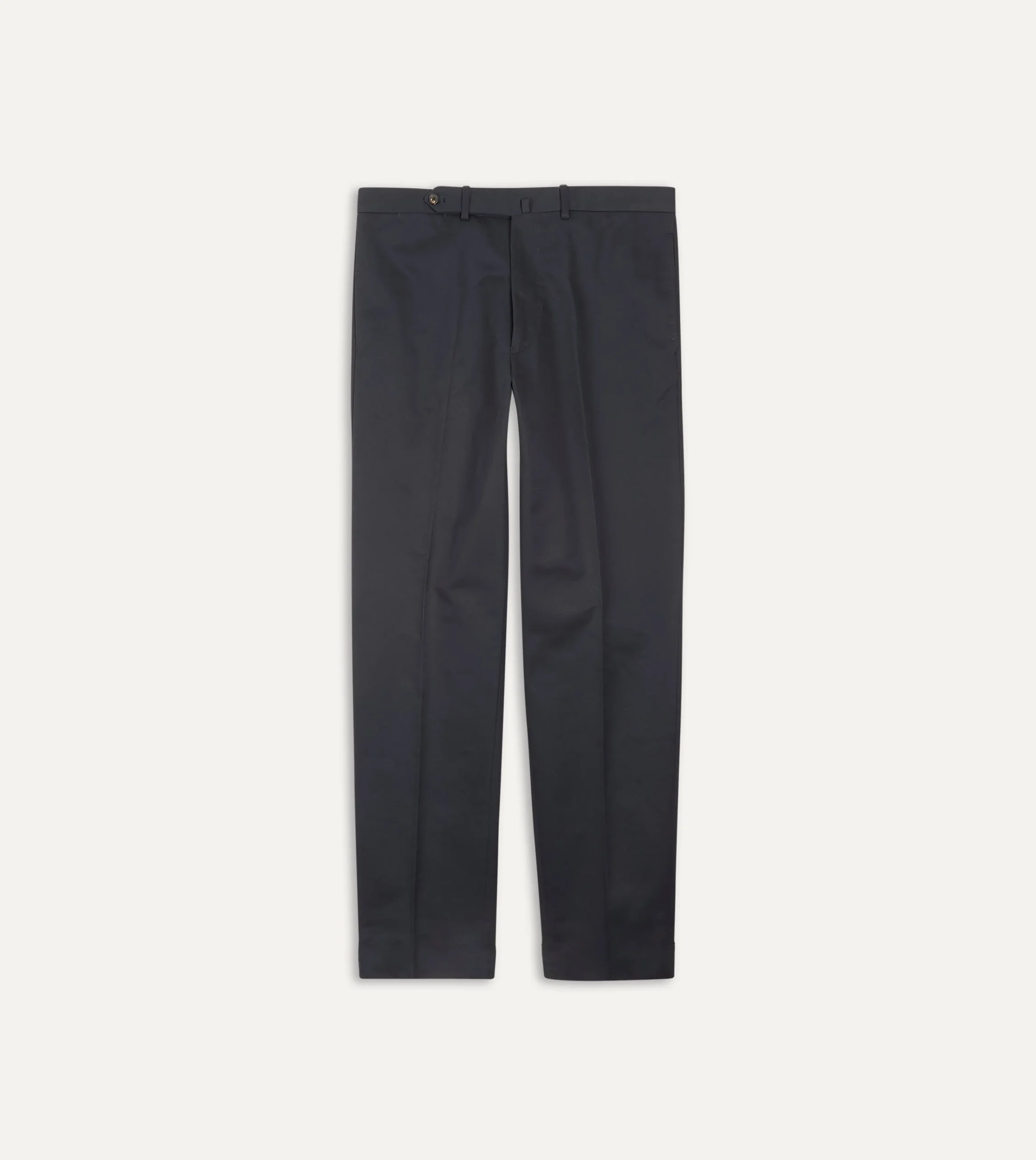 Drake’s Cotton Drill Flat Front Trouser