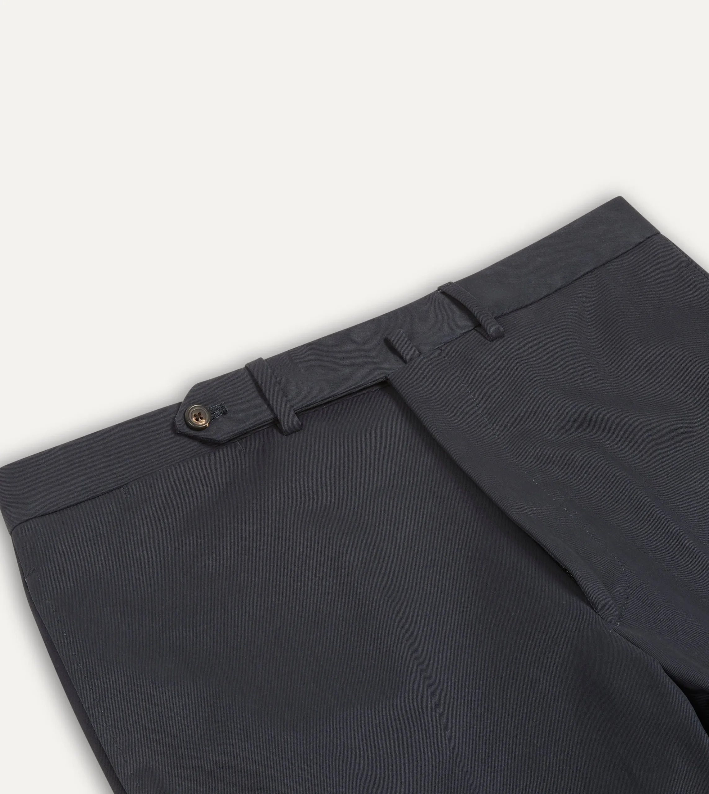 Drake’s Cotton Drill Flat Front Trouser