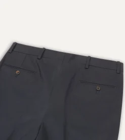 Drake’s Cotton Drill Flat Front Trouser