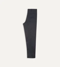 Drake’s Cotton Drill Flat Front Trouser