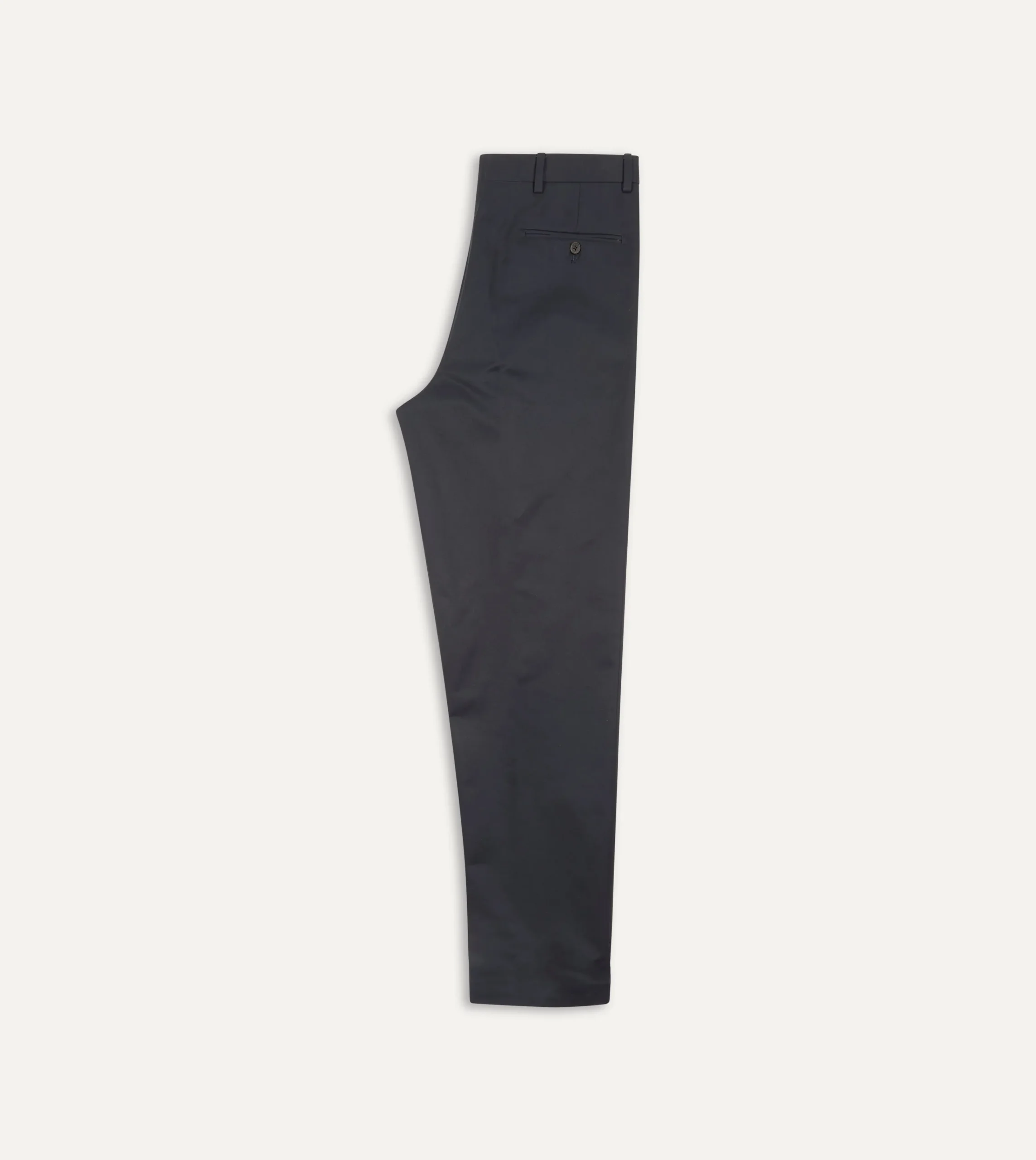 Drake’s Cotton Drill Flat Front Trouser