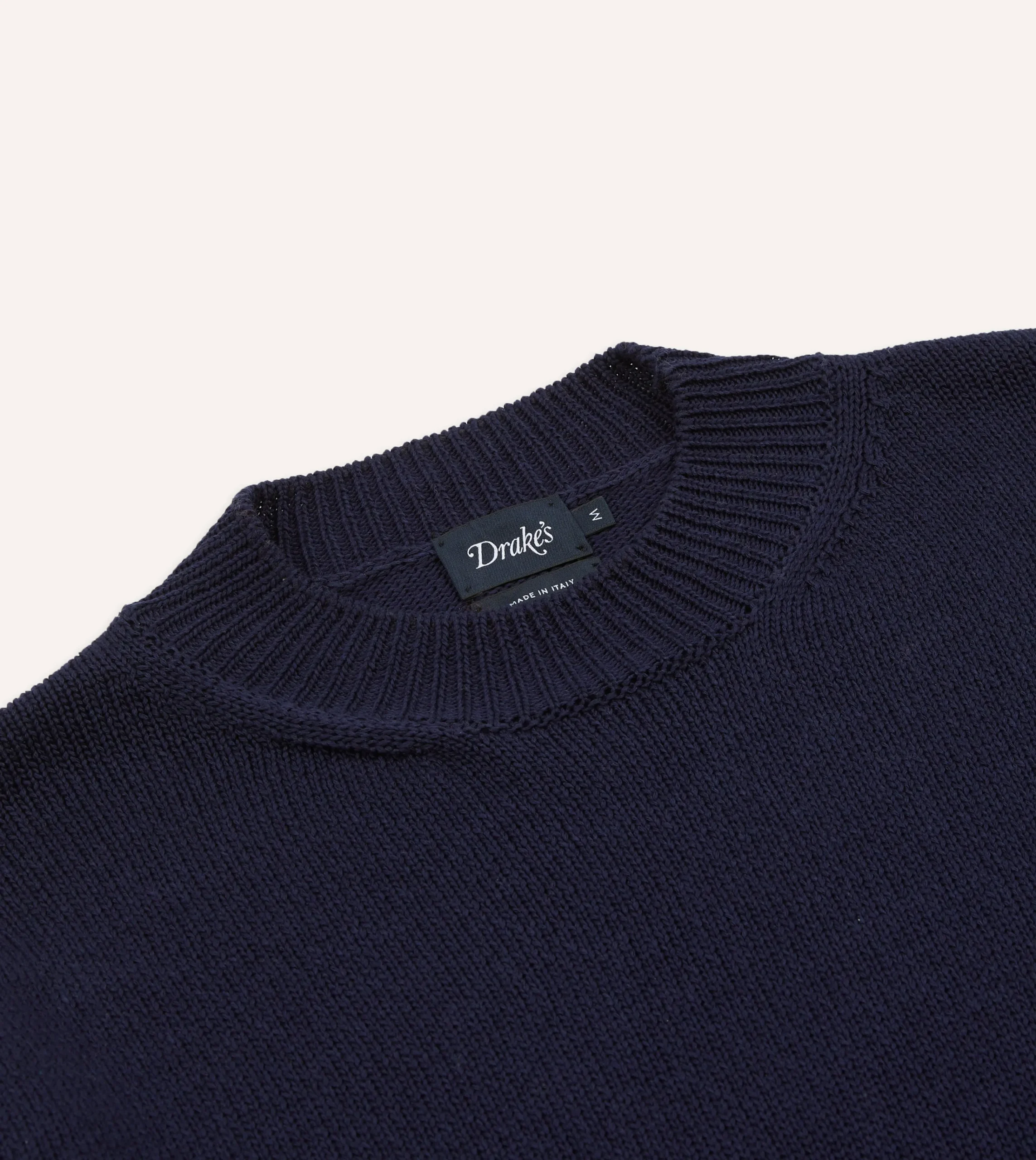 Drake’s Cotton Mock Neck Jumper