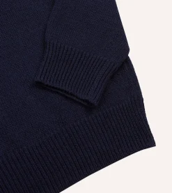 Drake’s Cotton Mock Neck Jumper
