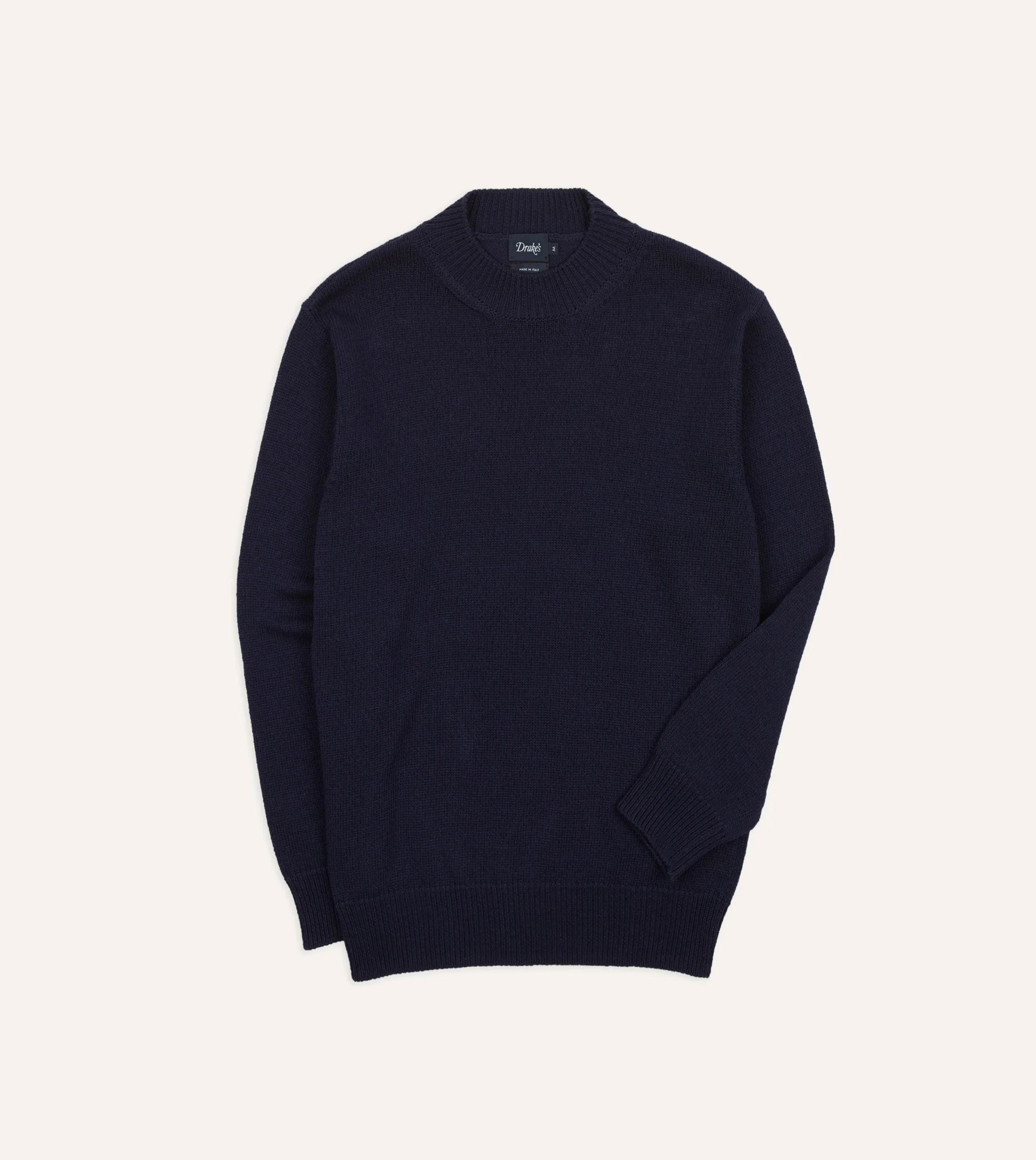 Drake’s Cotton Mock Neck Jumper