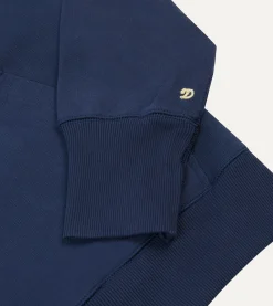 Drake’s Cotton Quarter Zip Sweatshirt