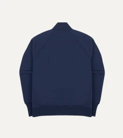 Drake’s Cotton Quarter Zip Sweatshirt