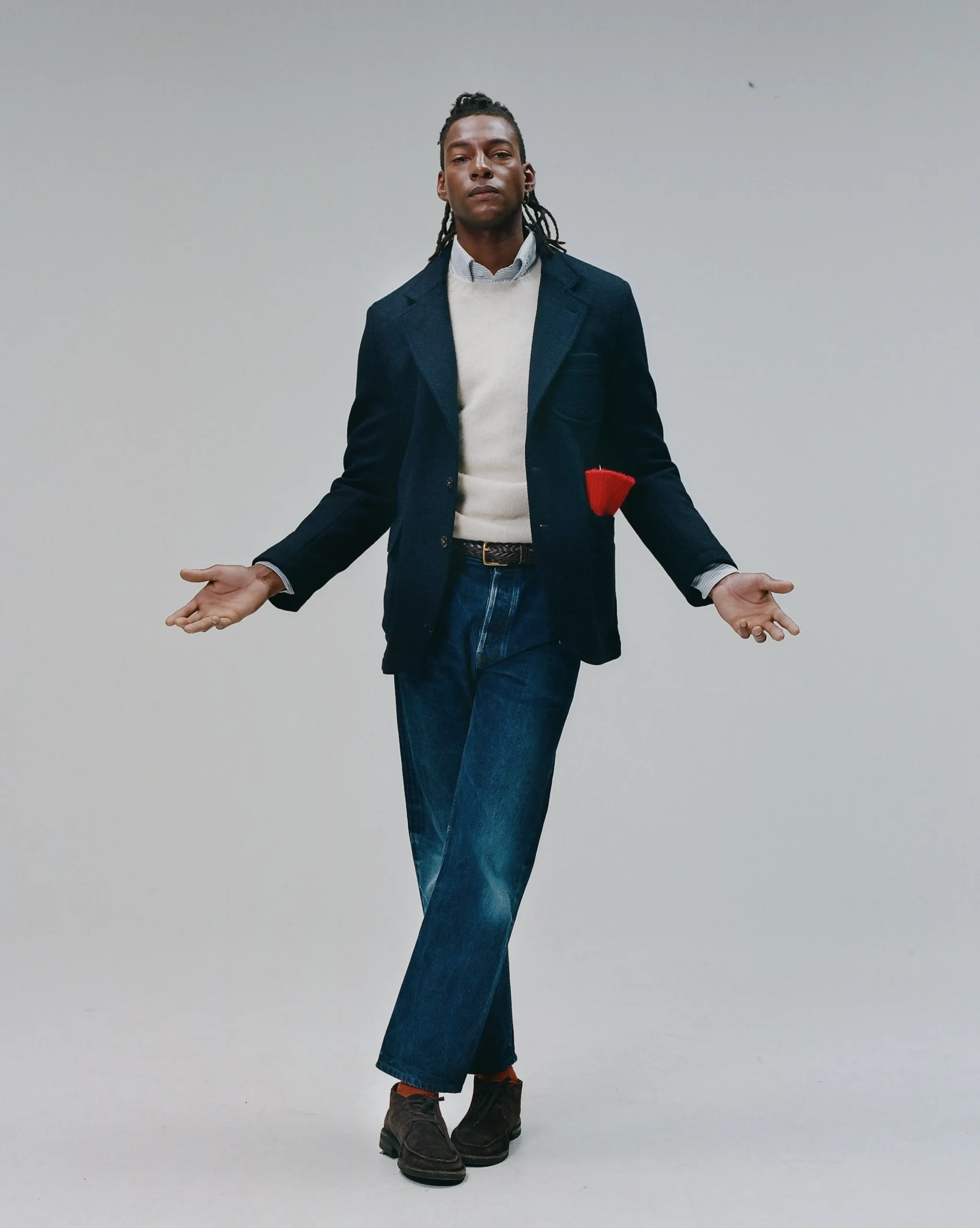 Drake’s Navy Harris Tweed Games Blazer Mk. VII