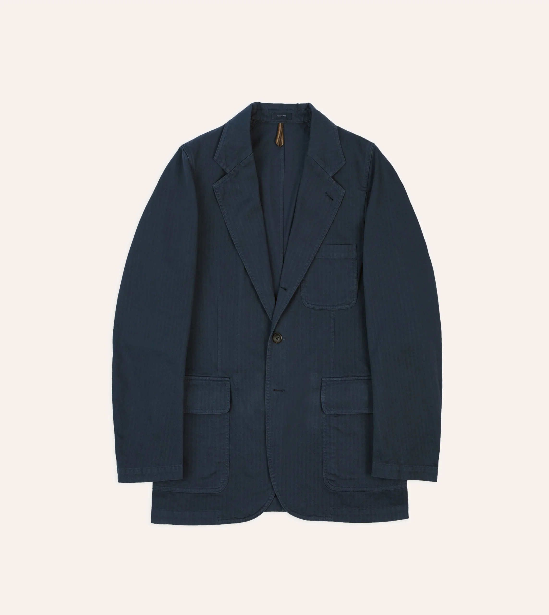 Drake’s Herringbone Cotton Games Blazer Mk. I