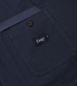 Drake’s Herringbone Cotton Games Blazer Mk. I