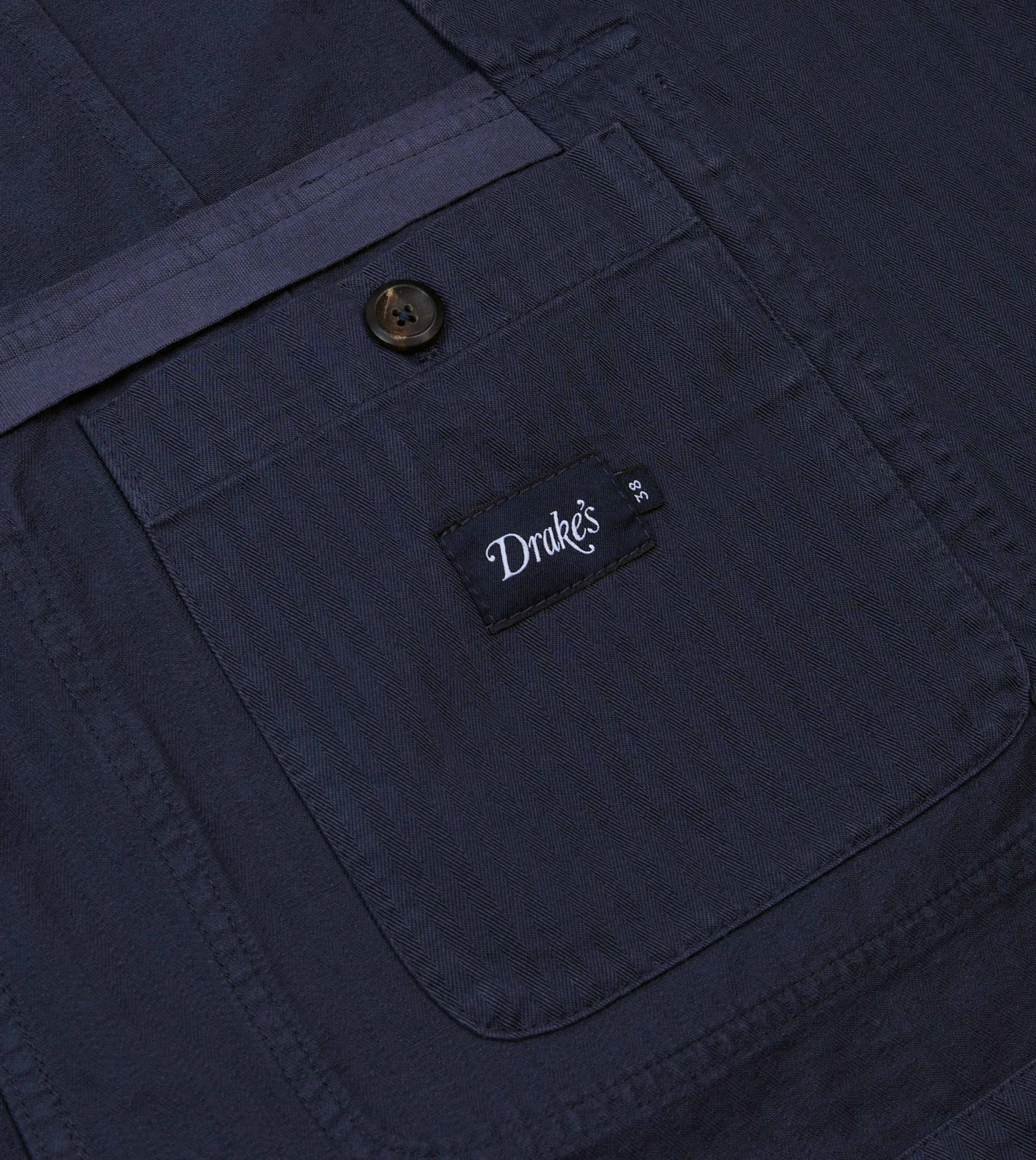 Drake’s Herringbone Cotton Games Blazer Mk. I