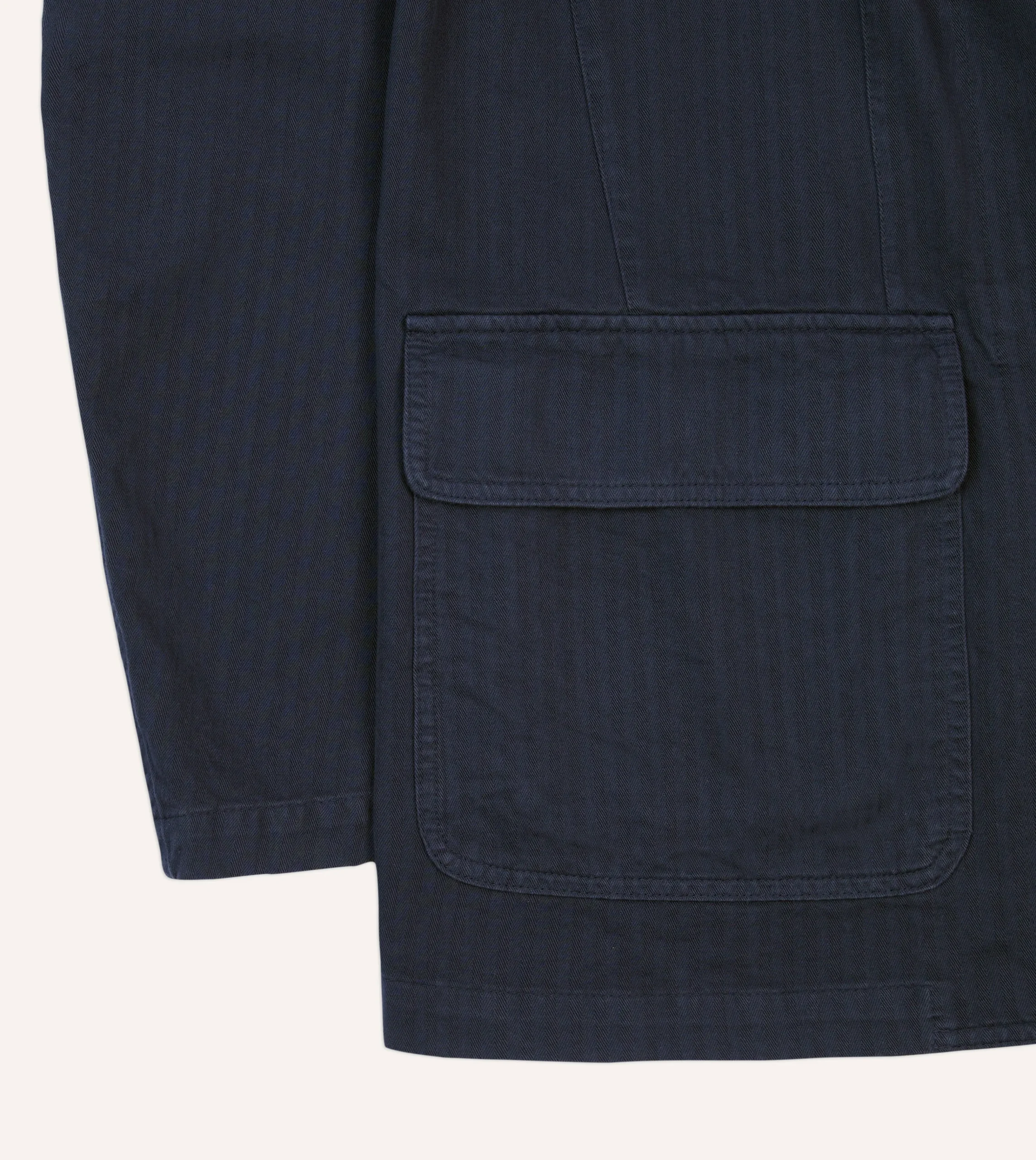 Drake’s Herringbone Cotton Games Blazer Mk. I