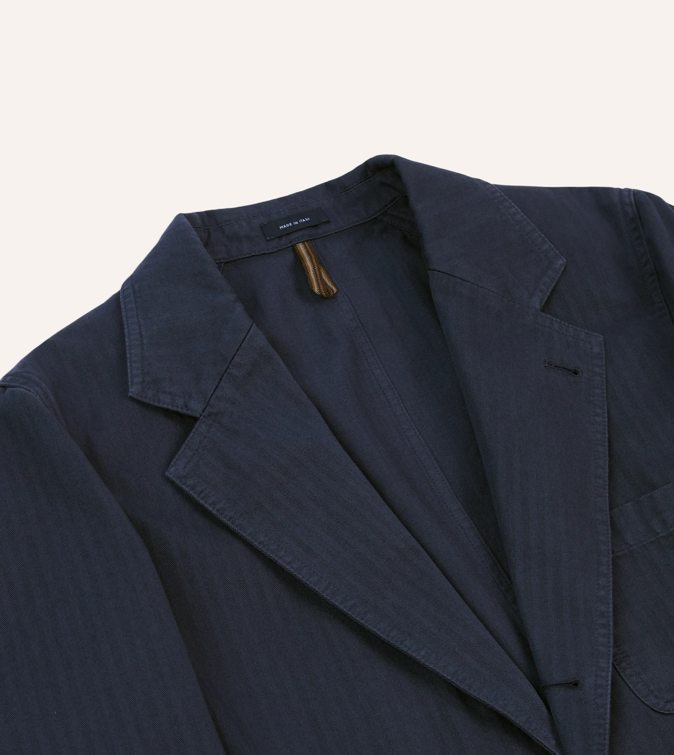 Drake’s Herringbone Cotton Games Blazer Mk. I