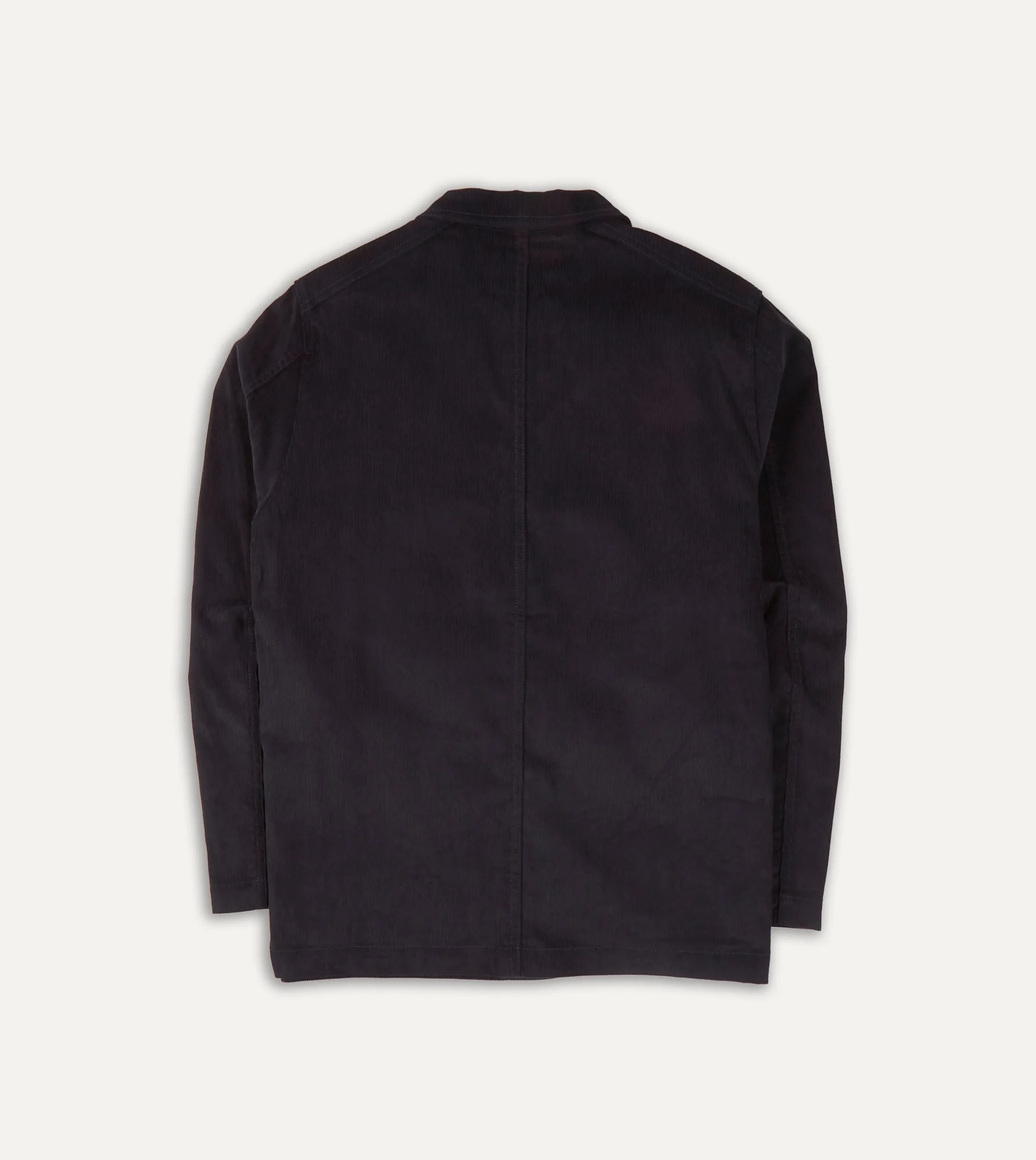 Drake’s Navy Japanese Selvedge Corduroy Five-Pocket Chore Jacket