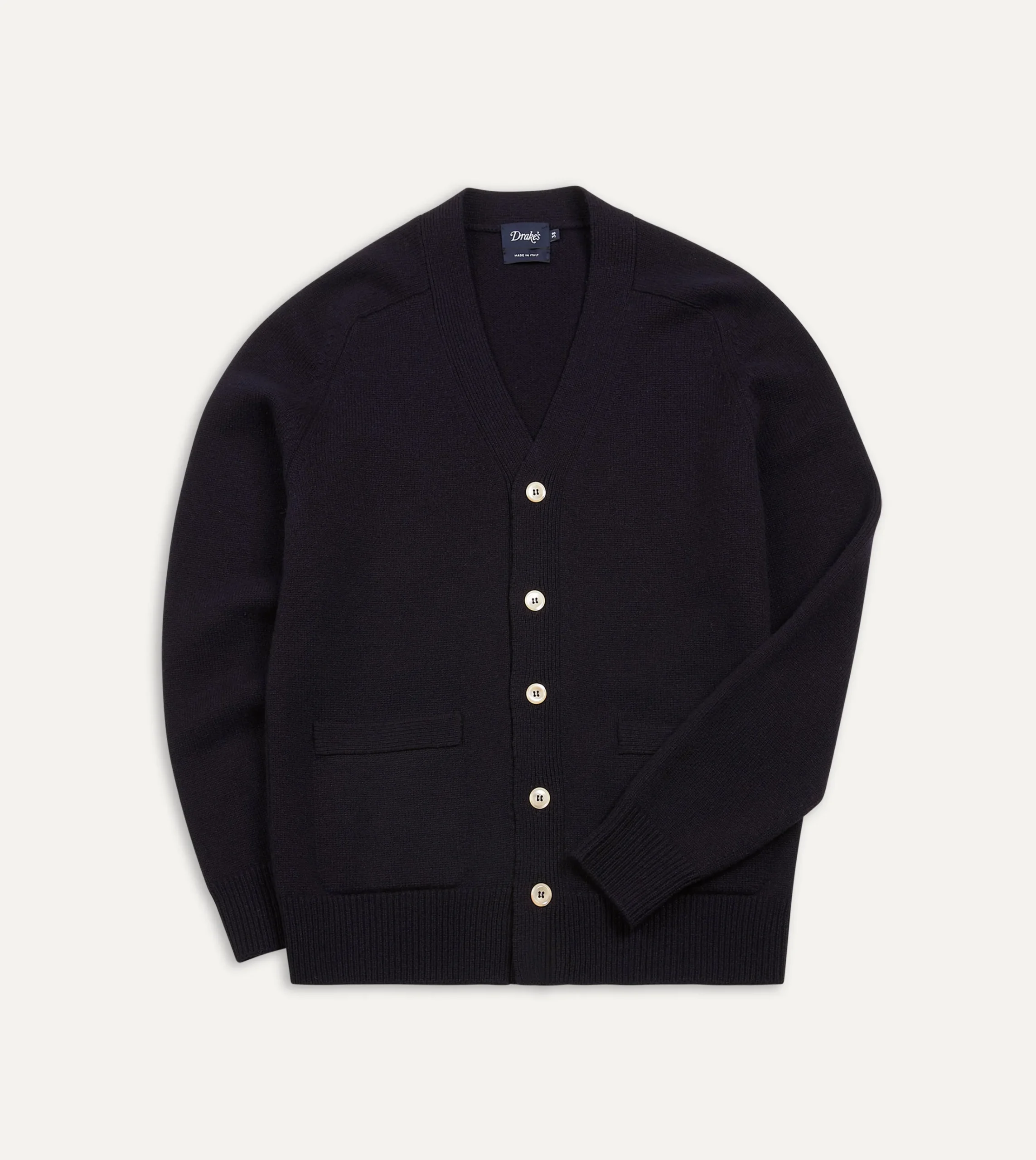 Drake’s Lambswool 6 Button Cardigan