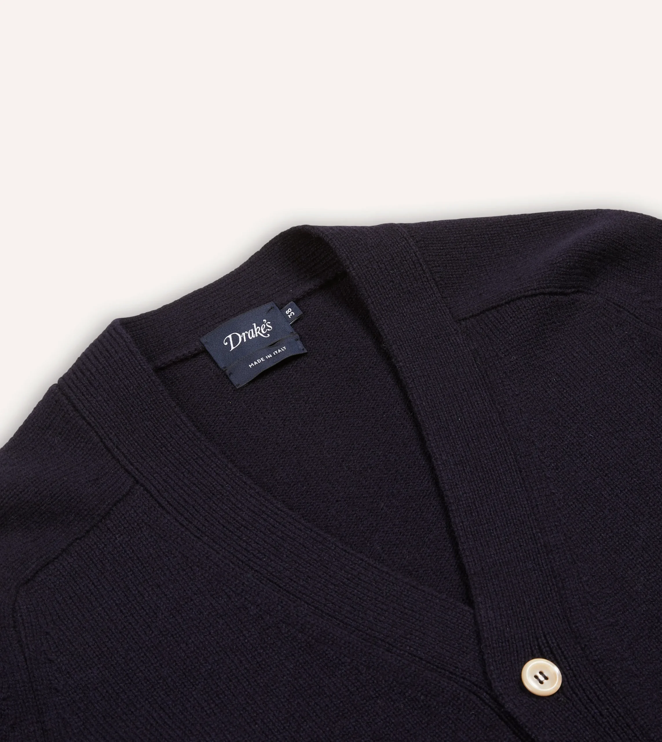 Drake’s Lambswool 6 Button Cardigan