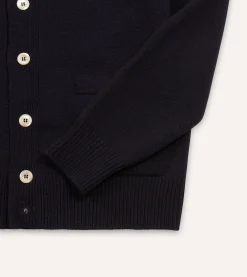 Drake’s Lambswool 6 Button Cardigan