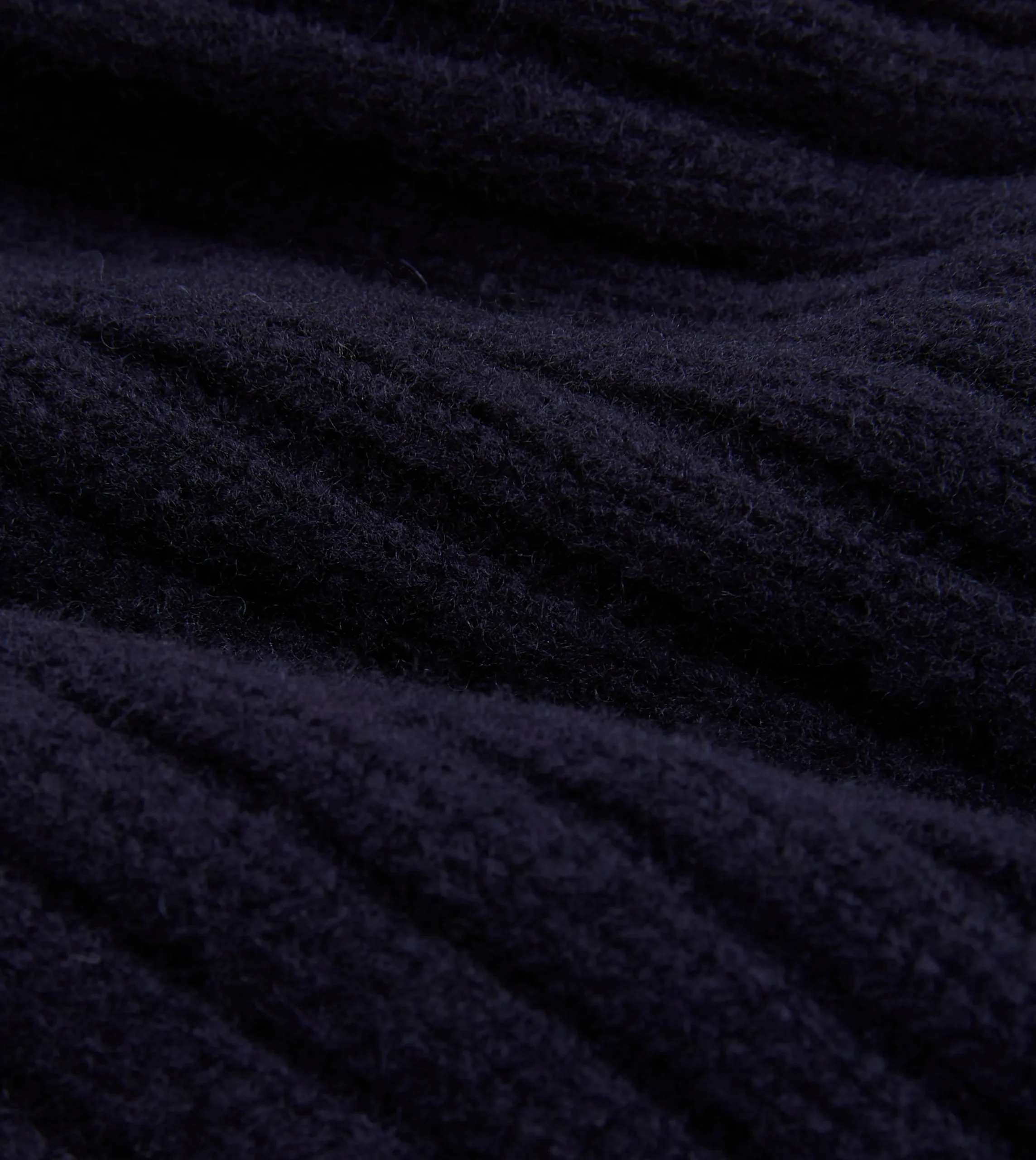 Drake’s Lambswool Ribbed Knit Cap