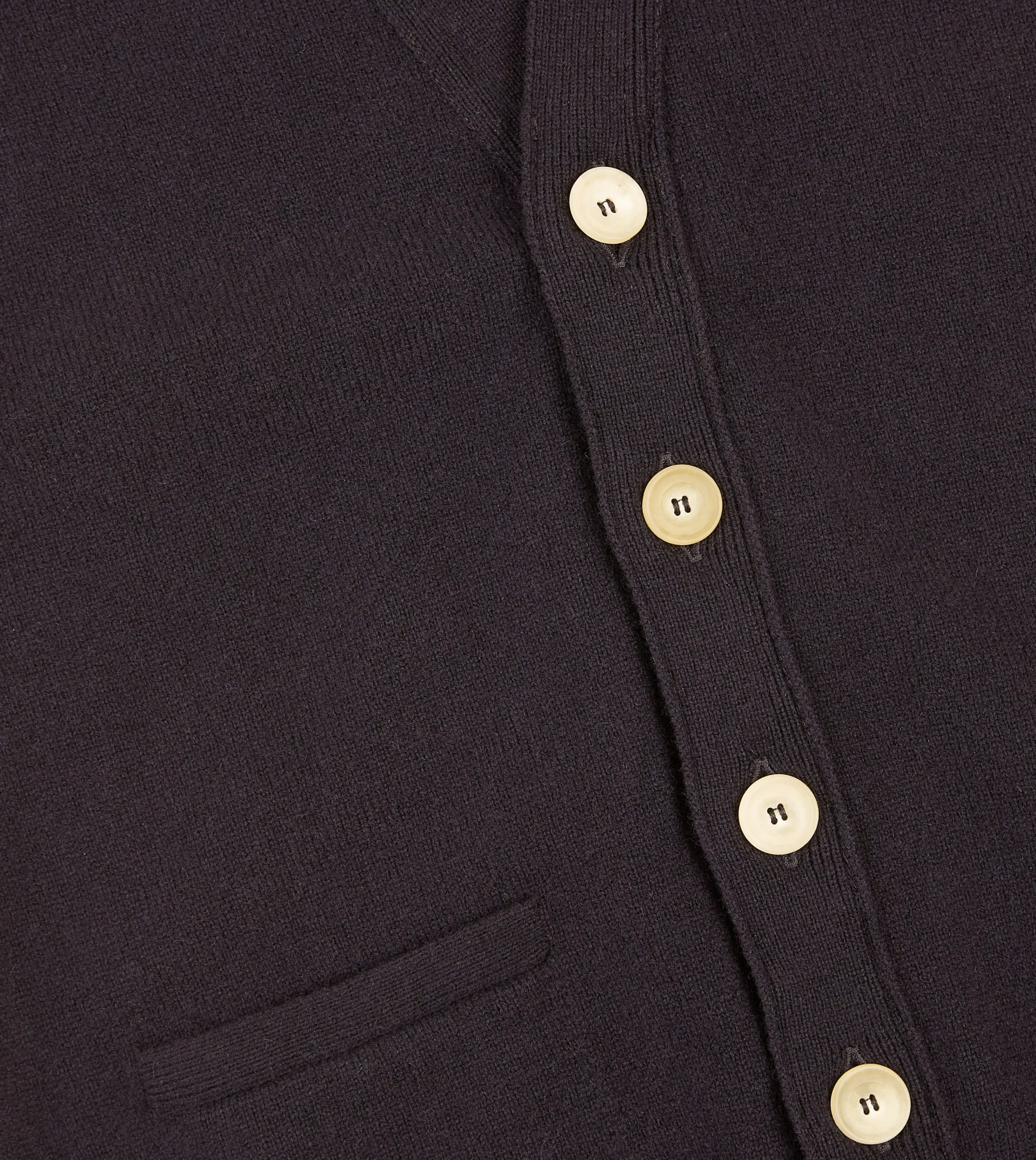 Drake’s Lambswool Sleeveless Cardigan