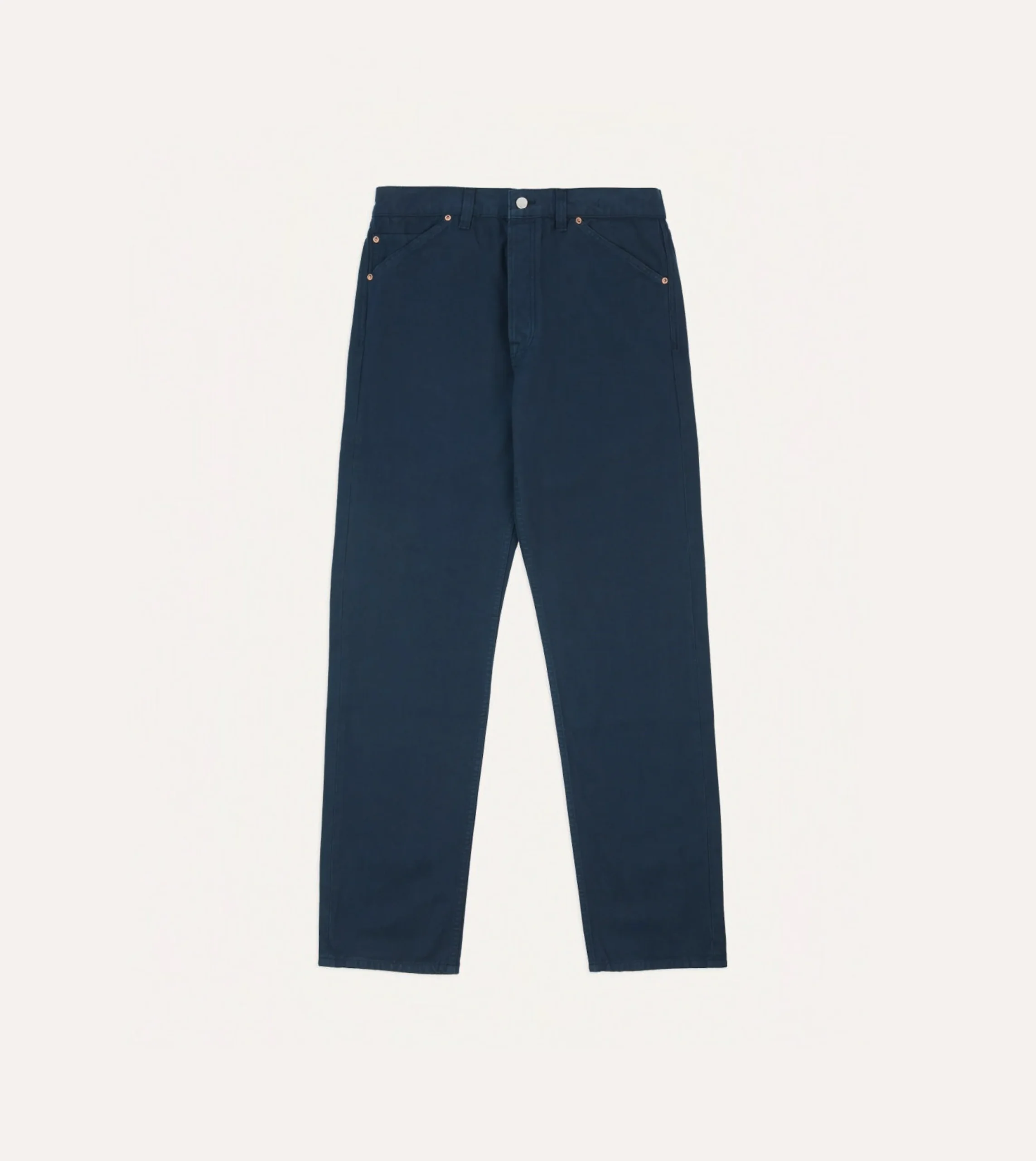 Drake’s Lightweight Cotton Canvas Five-Pocket Jeans