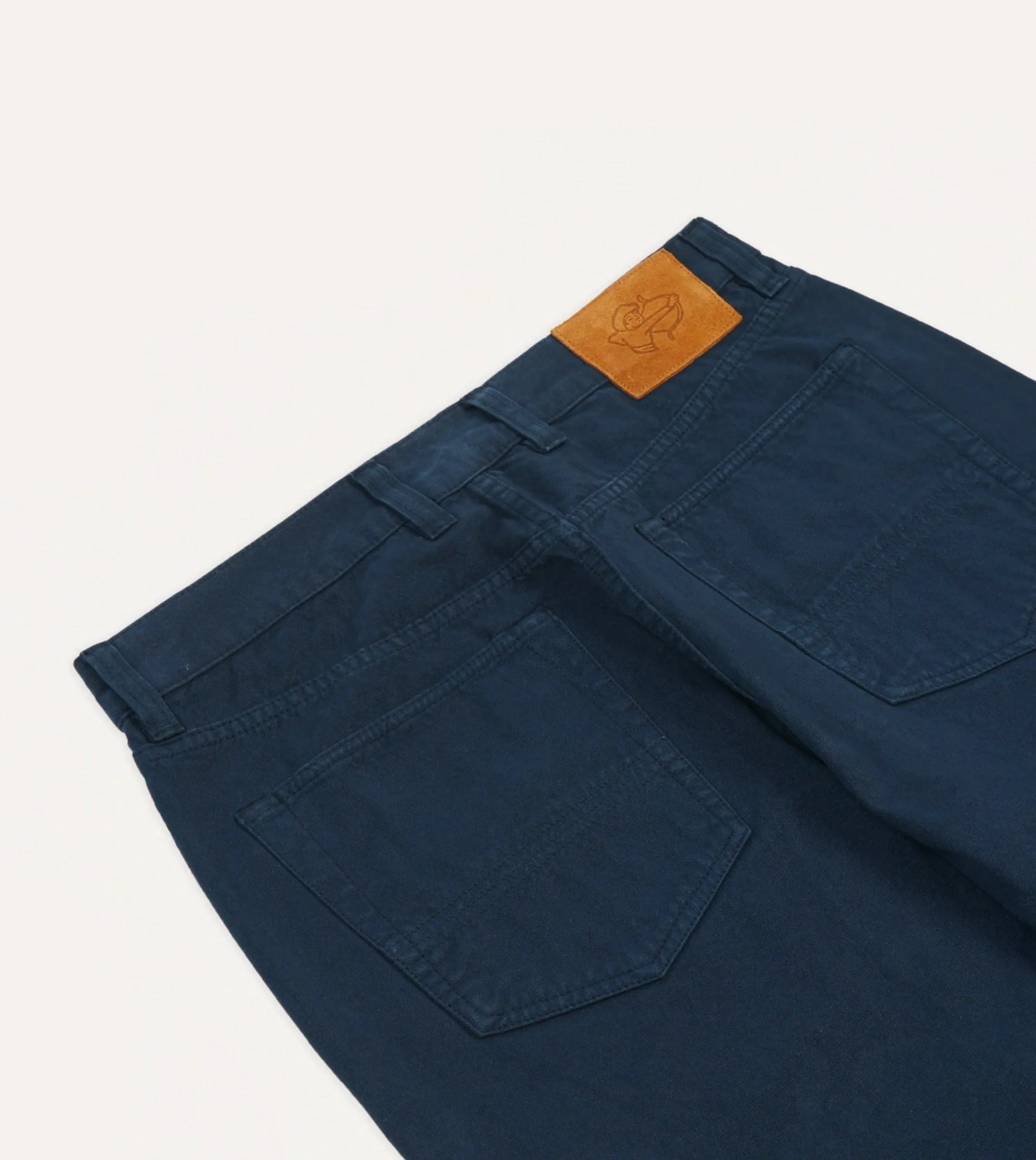 Drake’s Lightweight Cotton Canvas Five-Pocket Jeans