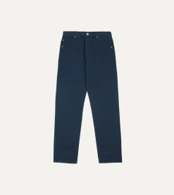Drake’s Lightweight Cotton Canvas Five-Pocket Jeans