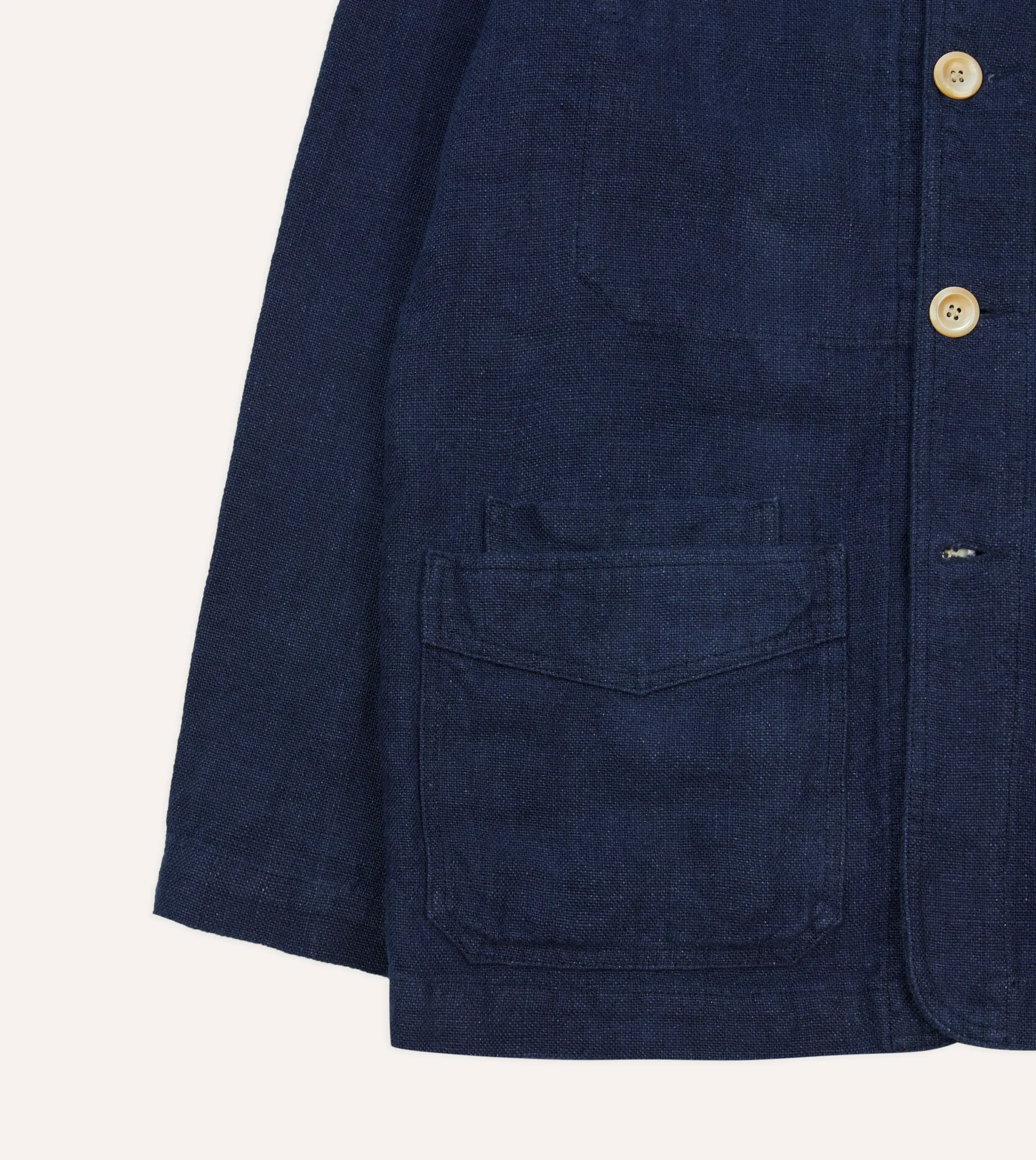 Drake’s Linen Five-Pocket Chore Jacket