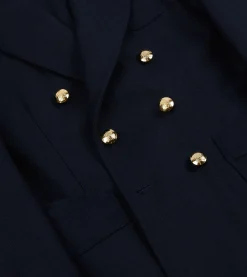 Drake’s Navy Melton Wool Games Blazer Mk. III