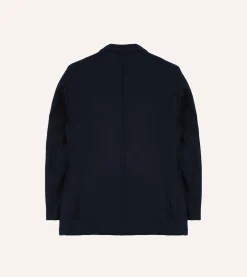 Drake’s Navy Melton Wool Games Blazer Mk. III
