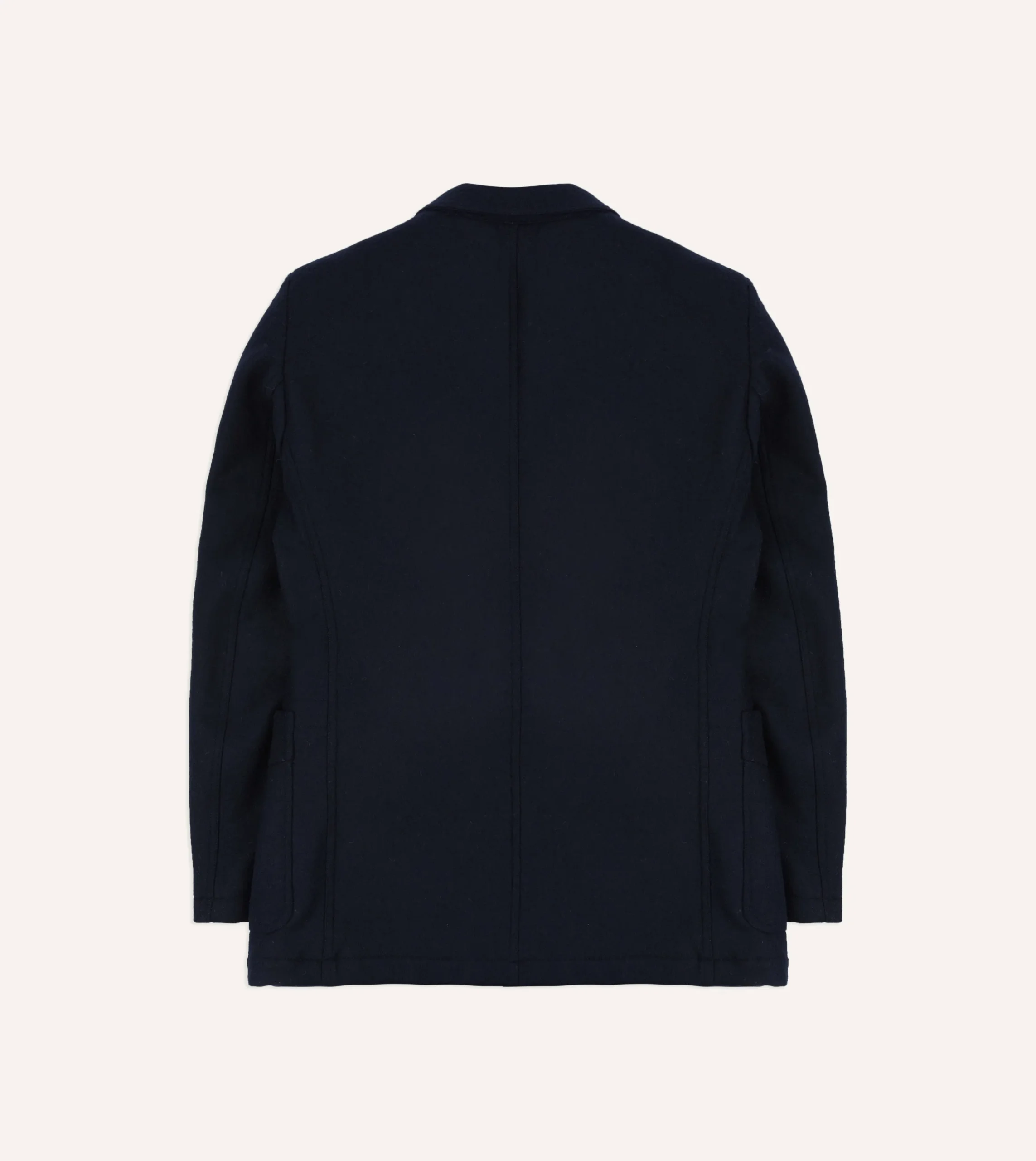 Drake’s Navy Melton Wool Games Blazer Mk. III