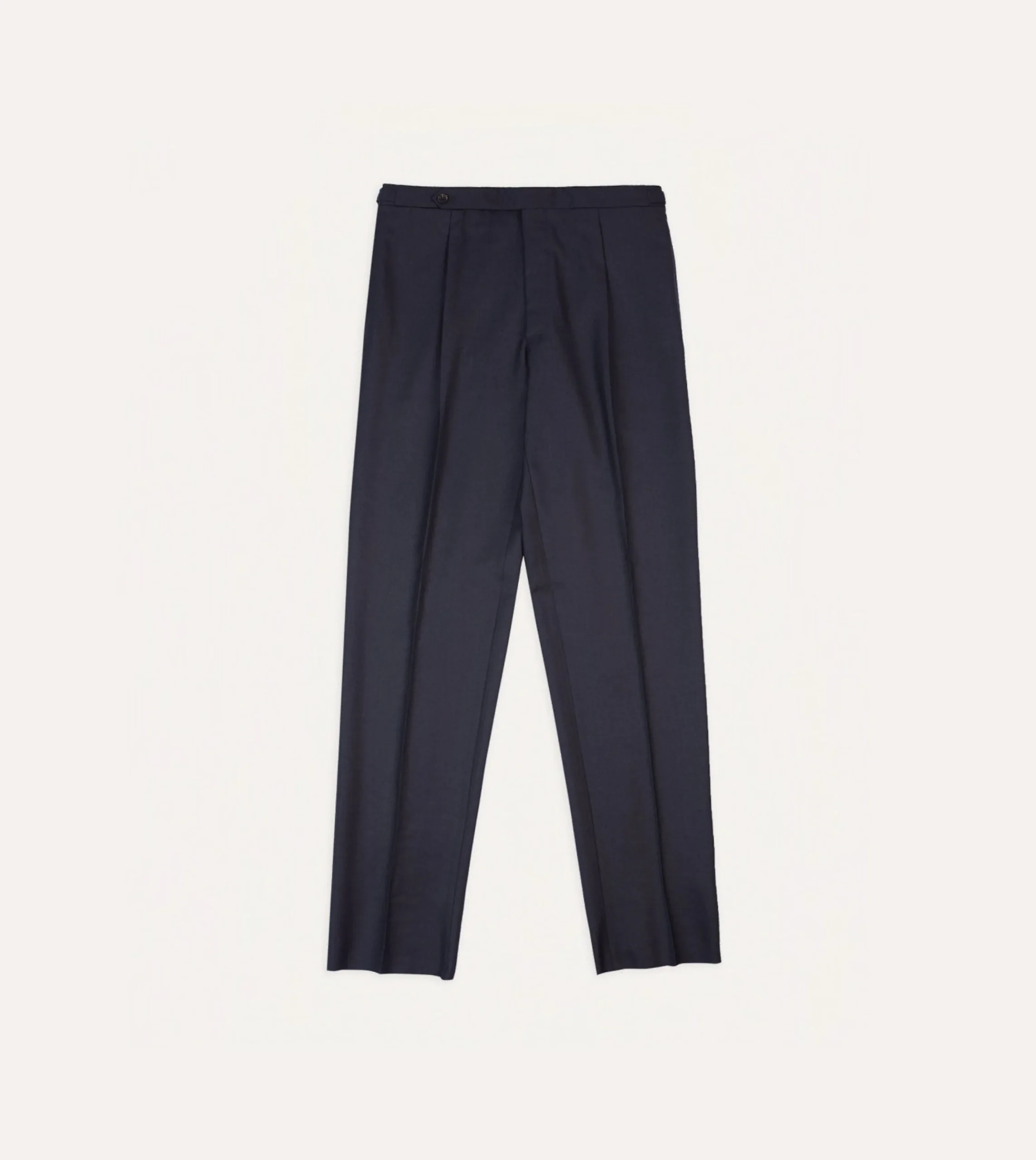 Drake’s Navy Merino Wool Games Trouser